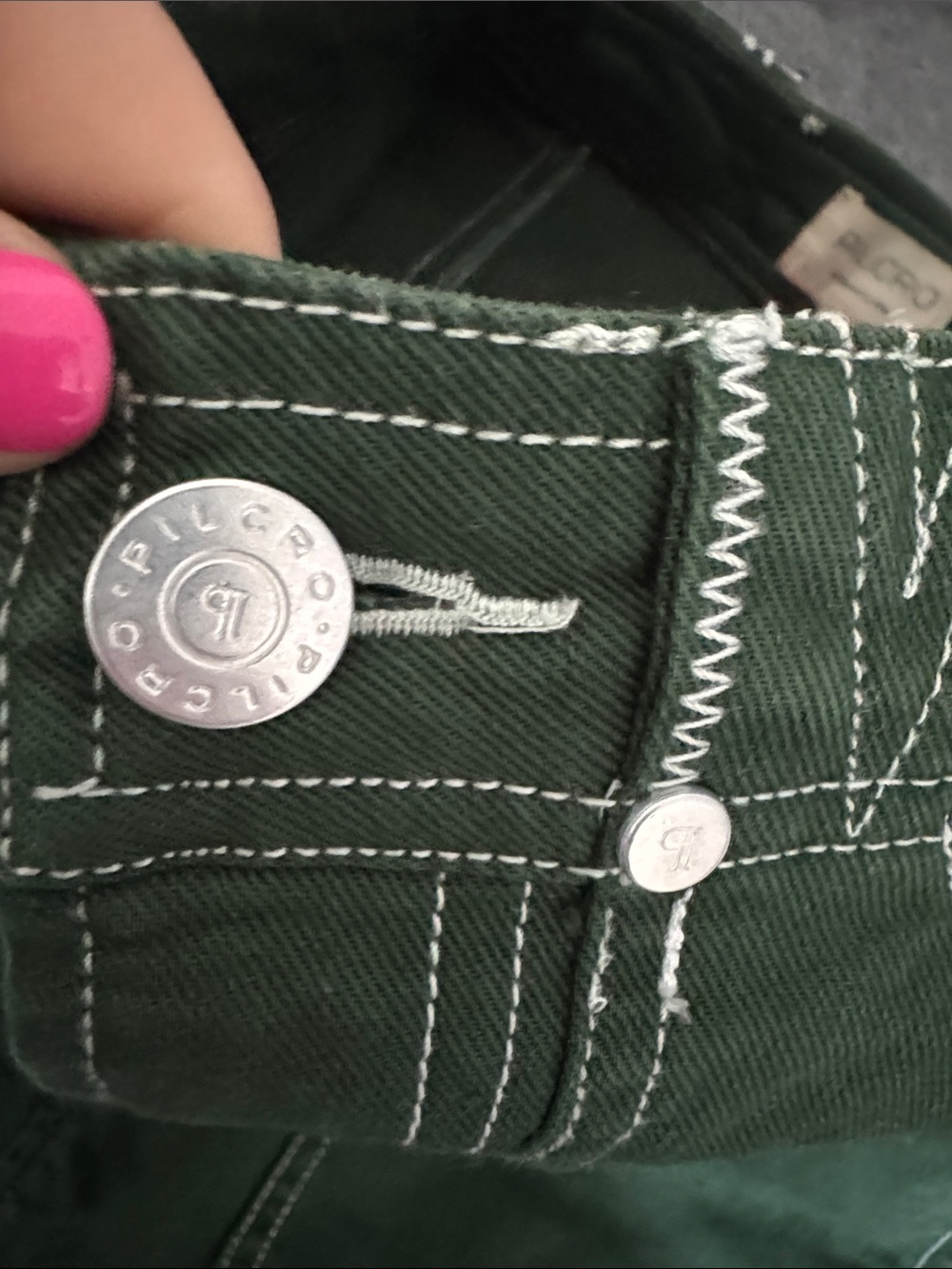 Pilcro Carpenter Green Maxi Skirt Size 2 - Picture 9 of 12